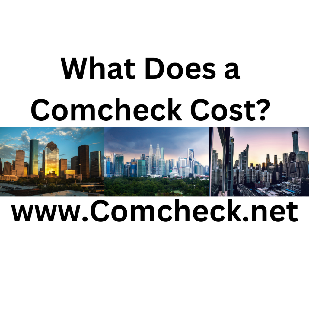 What Does a Comcheck Cost? (2024) Comcheck Report Creation Service